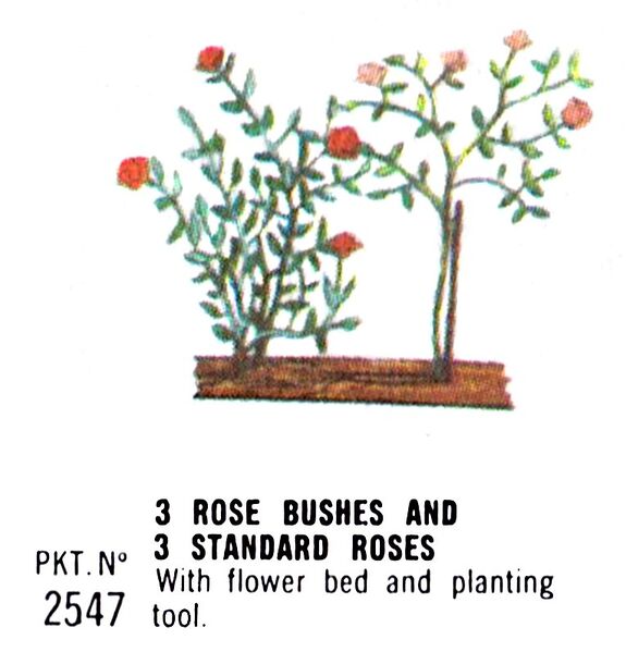 File:Rose Bushes and Standard Roses, Britains Floral Garden 2547 (Britains 1966).jpg