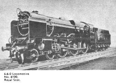 1933: Angled view of the Royal Scot