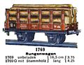 Rungenwagen - Timber Wagon with Stanchions, Märklin 1769 (MarklinCat 1939).jpg