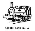 Saddle Tank locomotive, lineart (Kitmaster No6).jpg