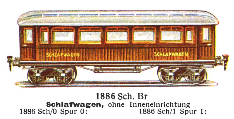 File:Schlafwagen - Sleeping Car, brown, Märklin 1886-Sch-Br (MarklinCat 1931).jpg