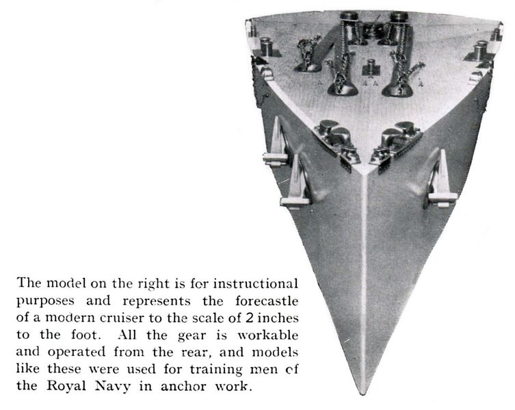 File:Ship anchor-training model, Royal Navy, 1-6-scale (Bassett-Lowke, WW2).jpg