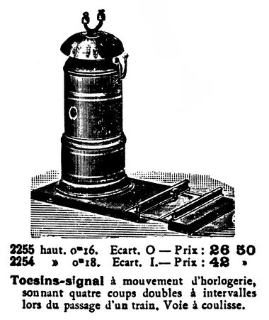 ~1921: Track-operated Signal Bell, Märklin 2254