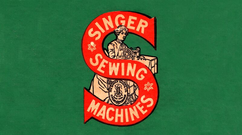 File:Singer Sewing Machines, box end.jpg