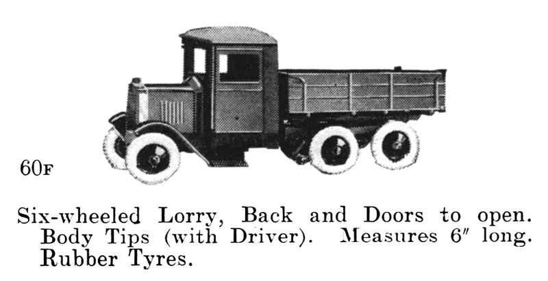 File:Six-Wheeled Tipper Lorry, Britains Farm 60F (BritCat 1940).jpg