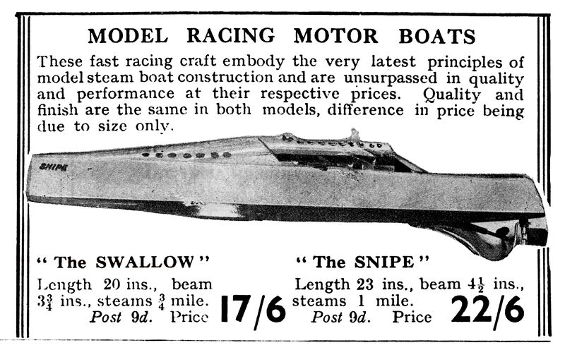 File:Snipe model racing motor boat (Bowman Models), Gamages (GamCat 1932).jpg