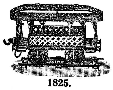 ~1906: "Sommerwagen" Summer Season Passenger Carriage, #1825