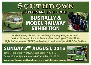 Southdown Bus Rally,Sunday 2nd August 2015