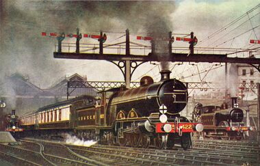 Two Brighton Works locos leaving Victoria Station