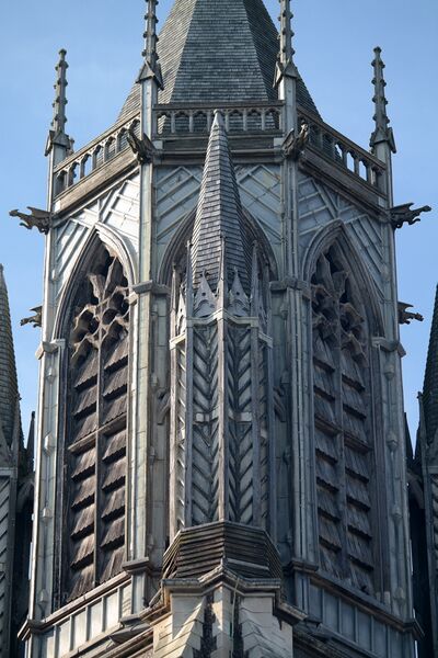 File:St Paul's Church, wooden spire detail.jpg