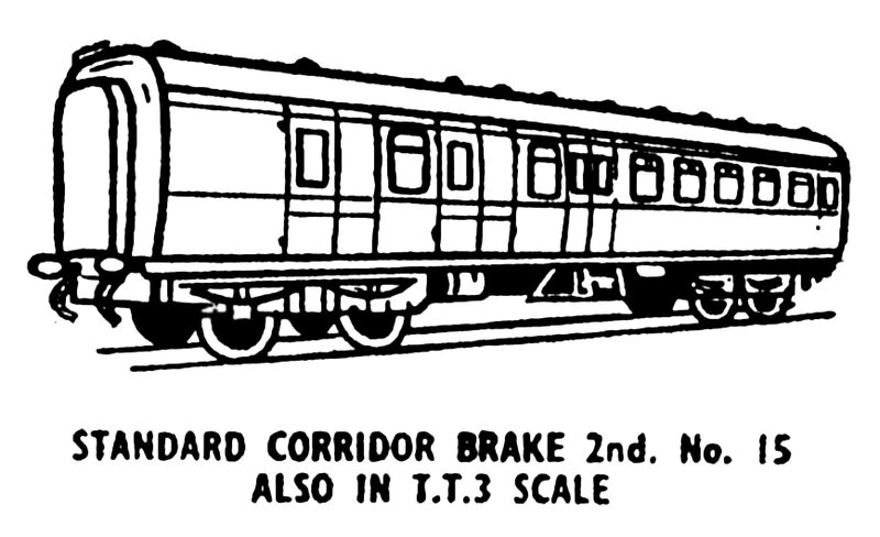 File:Standard Corridor Brake Second carriage, lineart (Kitmaster No15).jpg