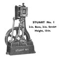 Stuart No1 stationary steam engine, Stuart Turner (ST 1965).jpg