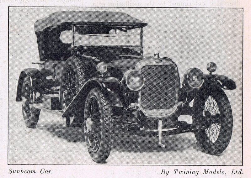 File:Sunbeam Tourer car, exhibition model, Twining Models (WM 1927).jpg
