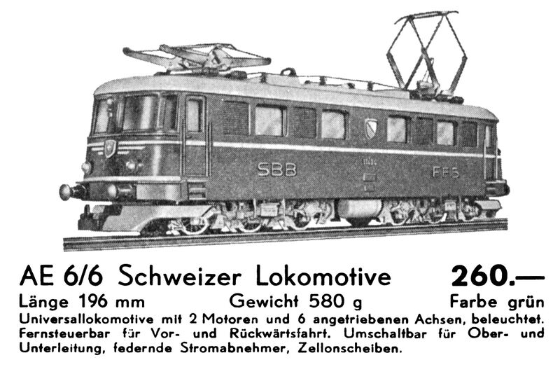 File:Swiss Locomotive, Kleinbahn AE6-6 (KleinbahnCat 1965).jpg