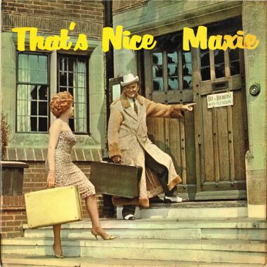 1961: "That's Nice, Maxie", sleeve front, on the steps of the Black Lion, Patcham
