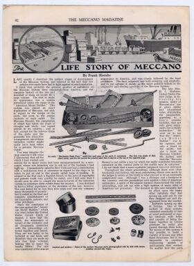 1932: "The Life Story of Meccano" (Meccano Magazine)