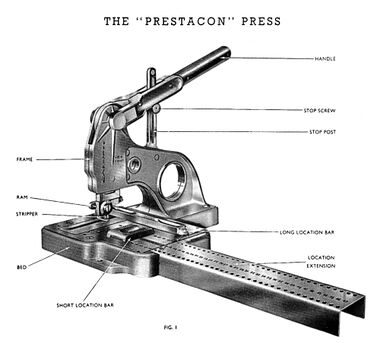 ~1947: "The Prestacon Press", figure, showing extension bar