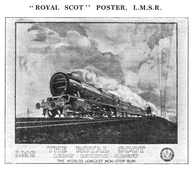 1928: LMS Royal Scot poster