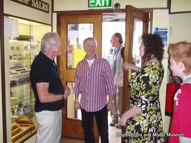 Tony Robinson visits Brighton Toy and Model Museum