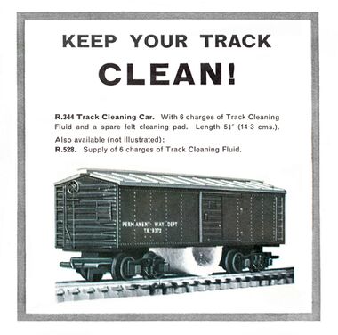 1962: Track cleaning car