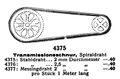 Transmissionsschnur - Drivebelt Spring, Märklin 4375 4376 4377 (MarklinCat 1932).jpg