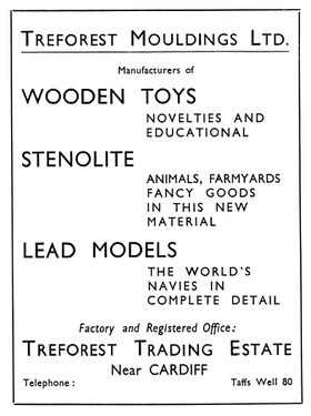 1937: Advert in Games and Toys, July