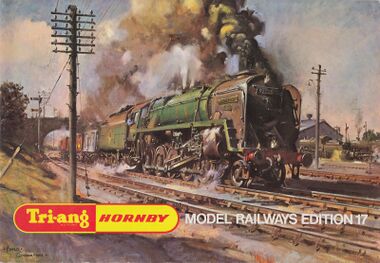 1971: Tri-ang Hornby catalogue, Edition 17, "Model Railways", with artwork by Terence Cuneo