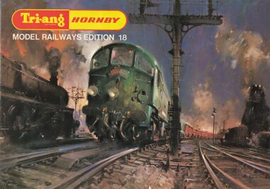 1972: Tri-ang Hornby catalogue, Edition 18, with artwork by Terence Cuneo