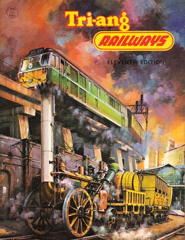 1965: Eleventh Edition of the Tri-ang Railways catalogue. This was the final Tri-ang Railways catalogue, later the same year the company put out a brochure announcing that the range was being merged with that of Hornby Dublo, to create Tri-ang Hornby