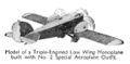 Triple-engined Low Wing Monoplane, No2 Special Aeroplane Outfit (1939 catalogue).jpg