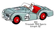 Triumph TR2 Sports, Dinky Toys 111 (DinkyCat 1956-06).jpg