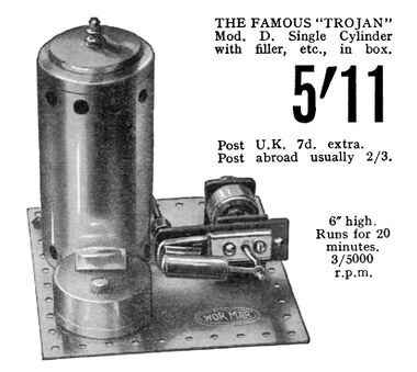 1927: Wormar Model D "Trojan" stationary steam engine