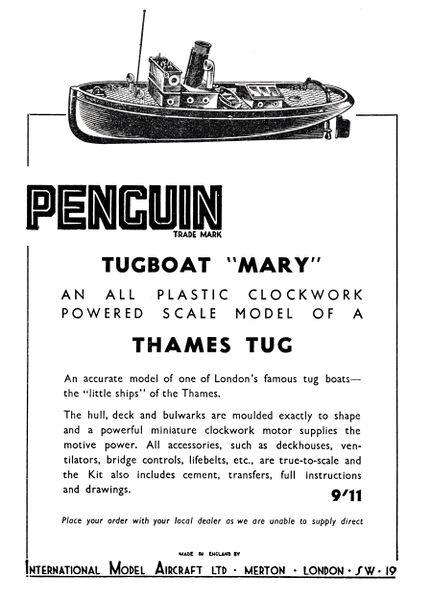 File:Tugboat Mary Thames Tug, Tri-ang Penguin (MM 1947-07).jpg