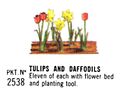 Tulips and Daffodils, Britains Floral Garden 2538 (Britains 1966).jpg