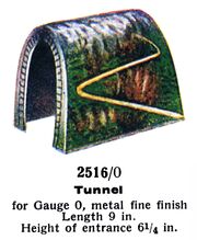 1936: Tunnel Märklin 2516