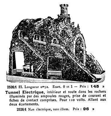 ~1921: Ornate electric railway Tunnel, Märklin 2526