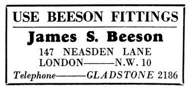 1931: "Use Beeson Fittings"