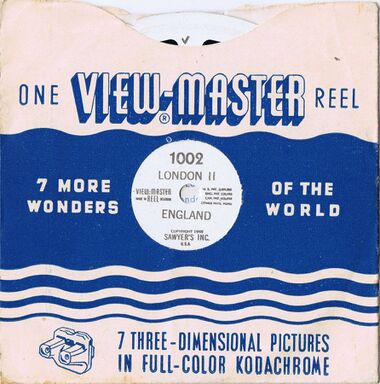Top-entry View-Master disc sleeve