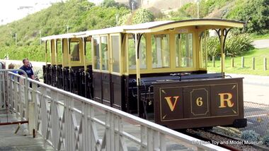 The Volks Electric Railway, the world's oldest public electric passenger railway (1883), and still going strong