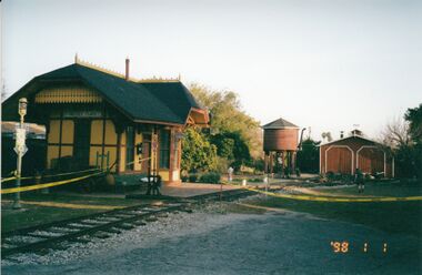 Ward Kimball's full-size home railway, with "Grizzly Flats" depot