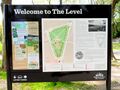 Welcome to The Level, information board (TheLevel 2014-05).jpg