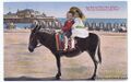 West Pier and Donkey (postcard, old, unsourced).jpg