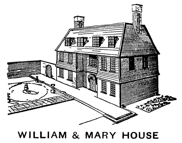 File:William and Mary House Plan, dollhouse, Modelcraft GA103 (MCList 1951).jpg