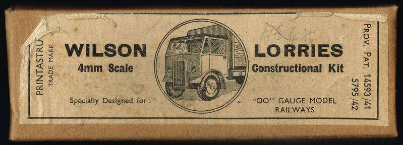 File:Wilson Lorries constructional kit, box lid.jpg