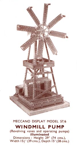 1957: Meccano "windmill" retailer display model