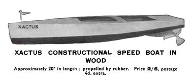 1933: Constructional Speed Boat