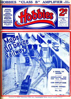 1933: Hobbies Weekly, "Model 00 Gauge Railways", September