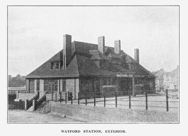 Watford Station, "Metro-land", built 1925
