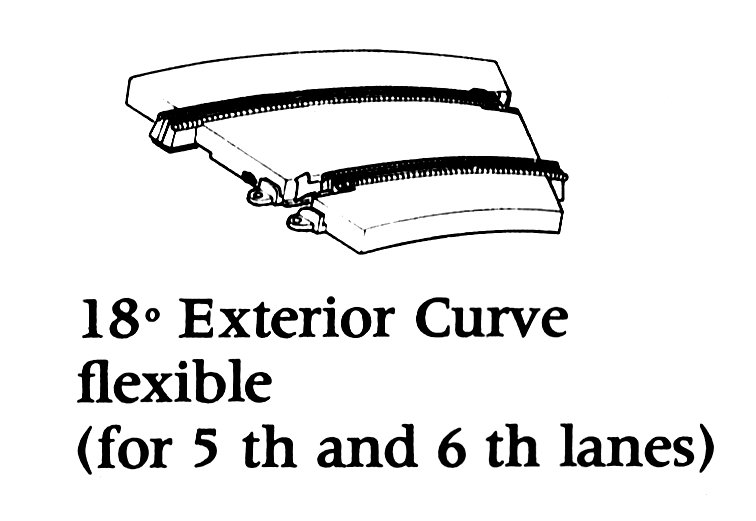 File:18-degree Exterior Curve, flexible, Circuit24 track (C24Man ~1963).jpg