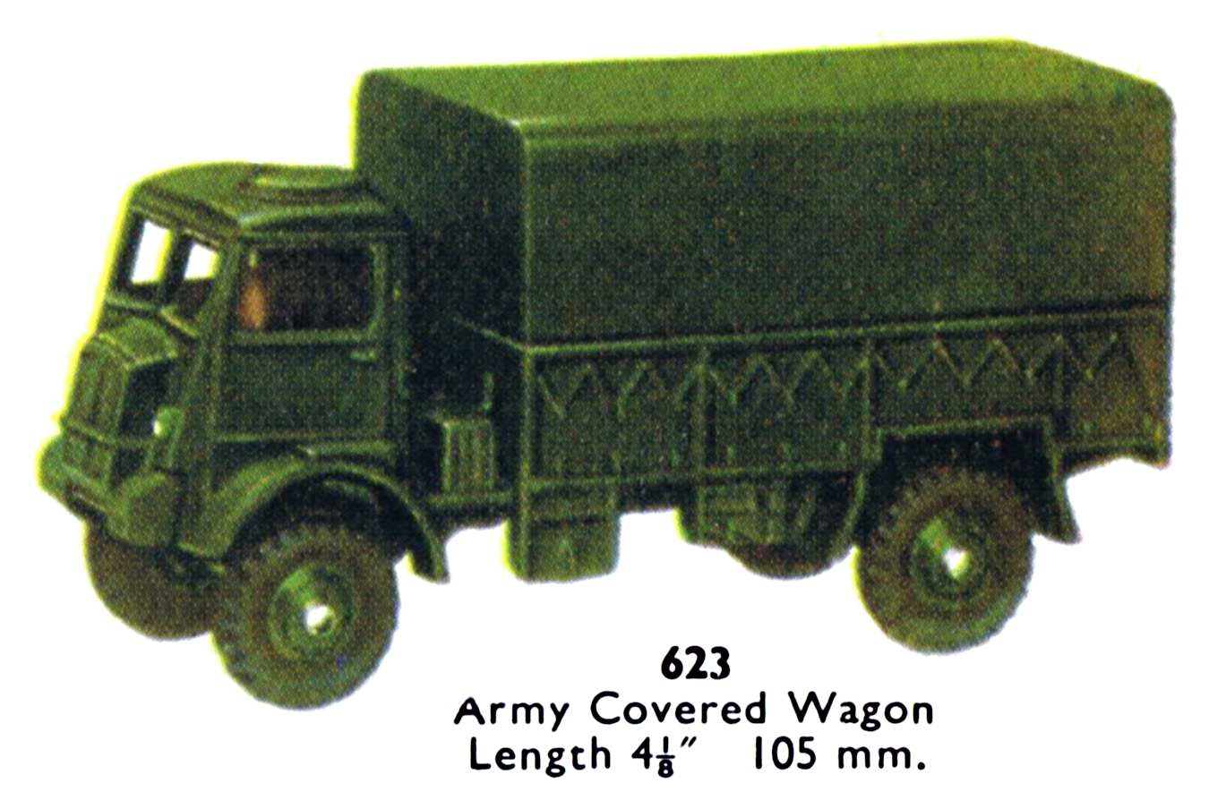 30sm Dinky toys military truck austin covered wagon dinky atlas ref 413